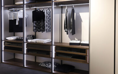 Diseño de closets de lujo: Más que un espacio de almacenamiento